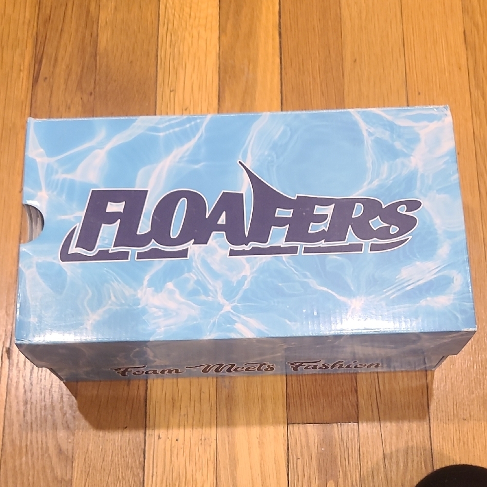 Floafers-Men's Water Shoes - Brown With Gold Accent. - Picture 8 of 9